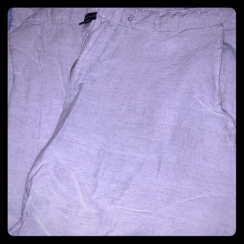 2 pairs beige and cream Tommy Hilfiger 12 crop